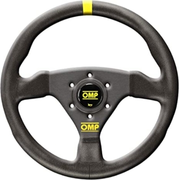Picture of OMP Trecento Steering Wheel - Small Suede (Black) Leather