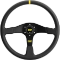 Picture of OMP Velocita 380 Flat 380mm - Small Suede (Black)