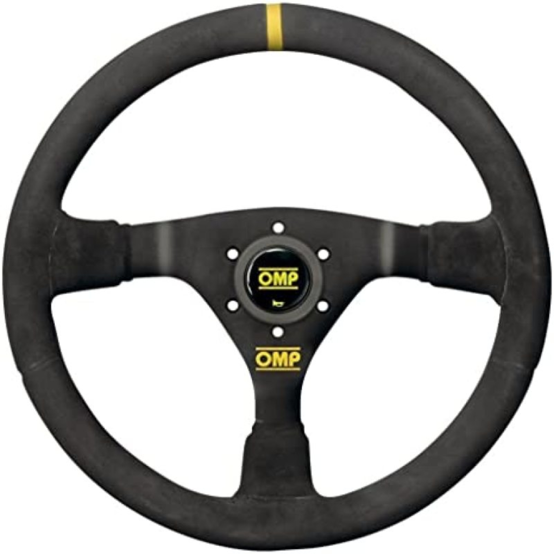 Picture of OMP WRC Steering Wheel - Large Leather (Black)