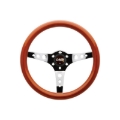 Picture of OMP Mugello Wooden Steering Wheel 350mm Handgrip Oval25X23mm