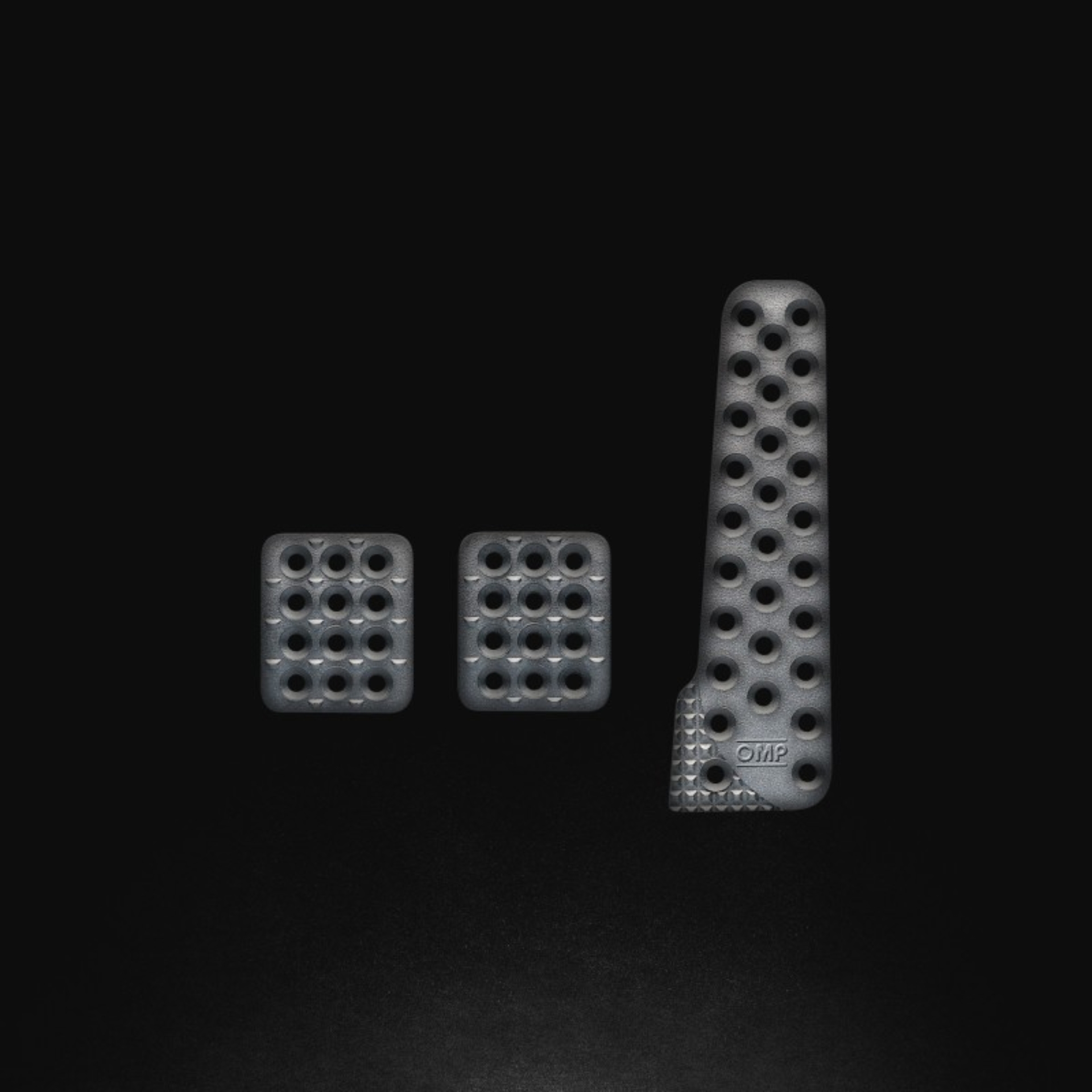 Picture of OMP Racing Pedals - Silver (Set of 3)