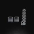 Picture of OMP Racing Pedals - Silver (Set of 3)