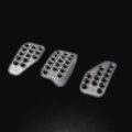 Picture of OMP Sand-Blasted Aluminum Pedals (Set of 3)