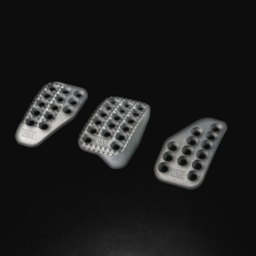 Picture of OMP Sand-Blasted Aluminum Pedals (Set of 3)