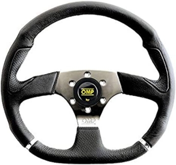Picture of OMP Cromo Steering Wheel w/ 3 Steel Spokes Supplied