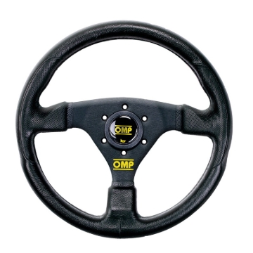 Picture of OMP GP Racing Steering Wheel - Black/Black