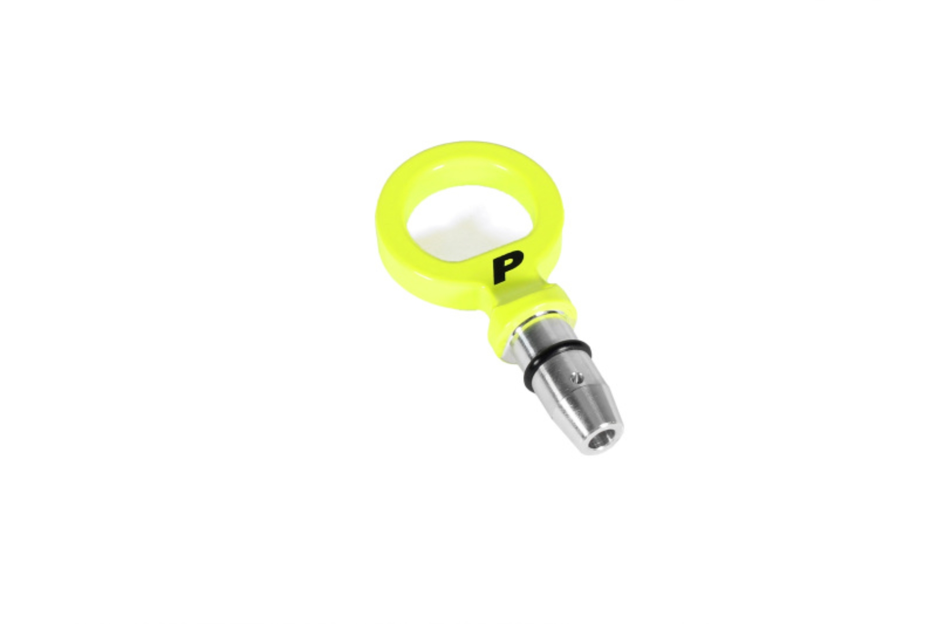 Picture of PERRIN 15-26 Subaru WRX & 13-26 BRZ/FR-S/86/GR86 Dipstick Handle Loop Style - Neon Yellow