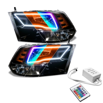 Picture of Oracle Lighting 09-18 Ram 1500 Sport Pre-Assembled w/Switchback Halo Headlights