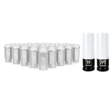 Picture of Mishimoto Aluminum Locking Lug Nuts M12x1.5 27pc Set Silver