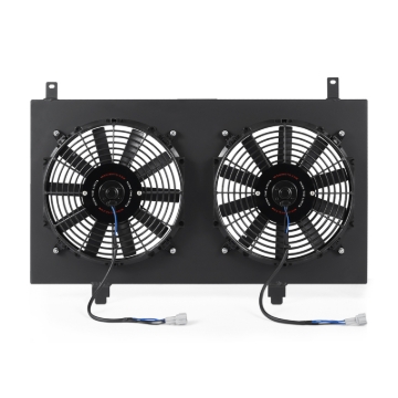 Picture of Mishimoto 03-06 Nissan 350Z Aluminum Fan Shroud Black