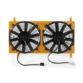 Picture of Mishimoto 90-97 Mazda Miata Aluminum Fan Shroud Gold