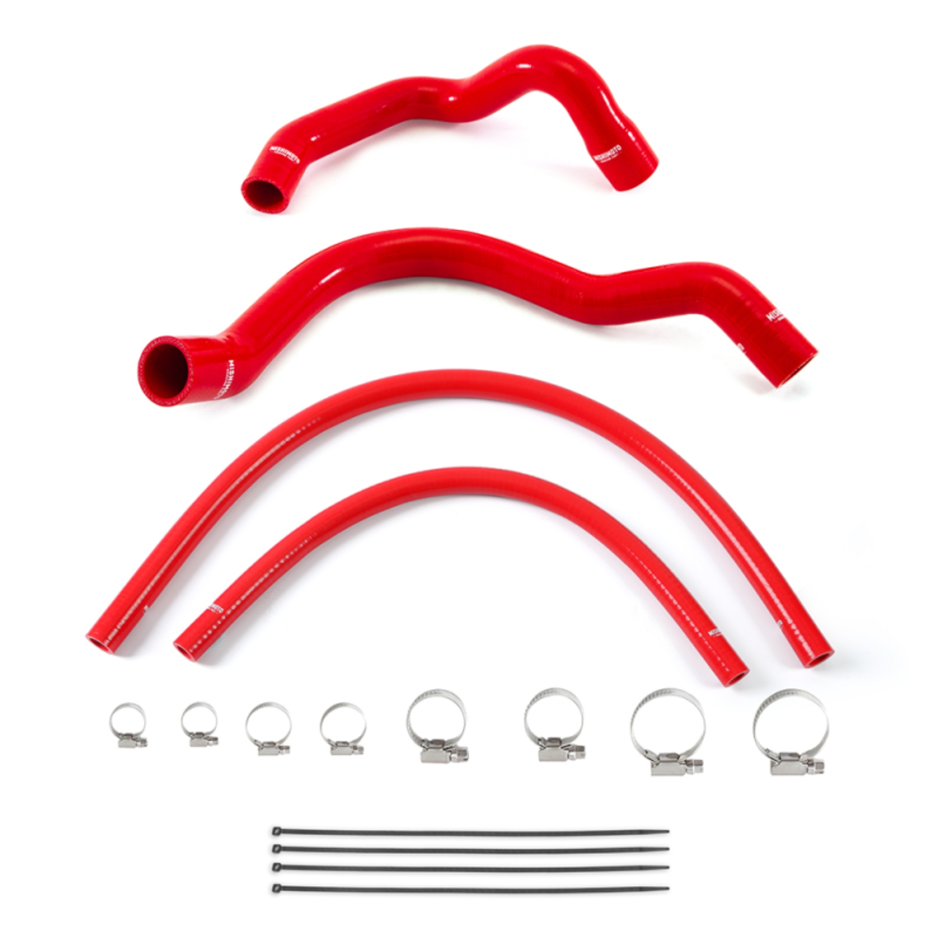 Picture of Mishimoto 91-01 Jeep Cherokee 4.0 Silicone Hose Kit Set Red