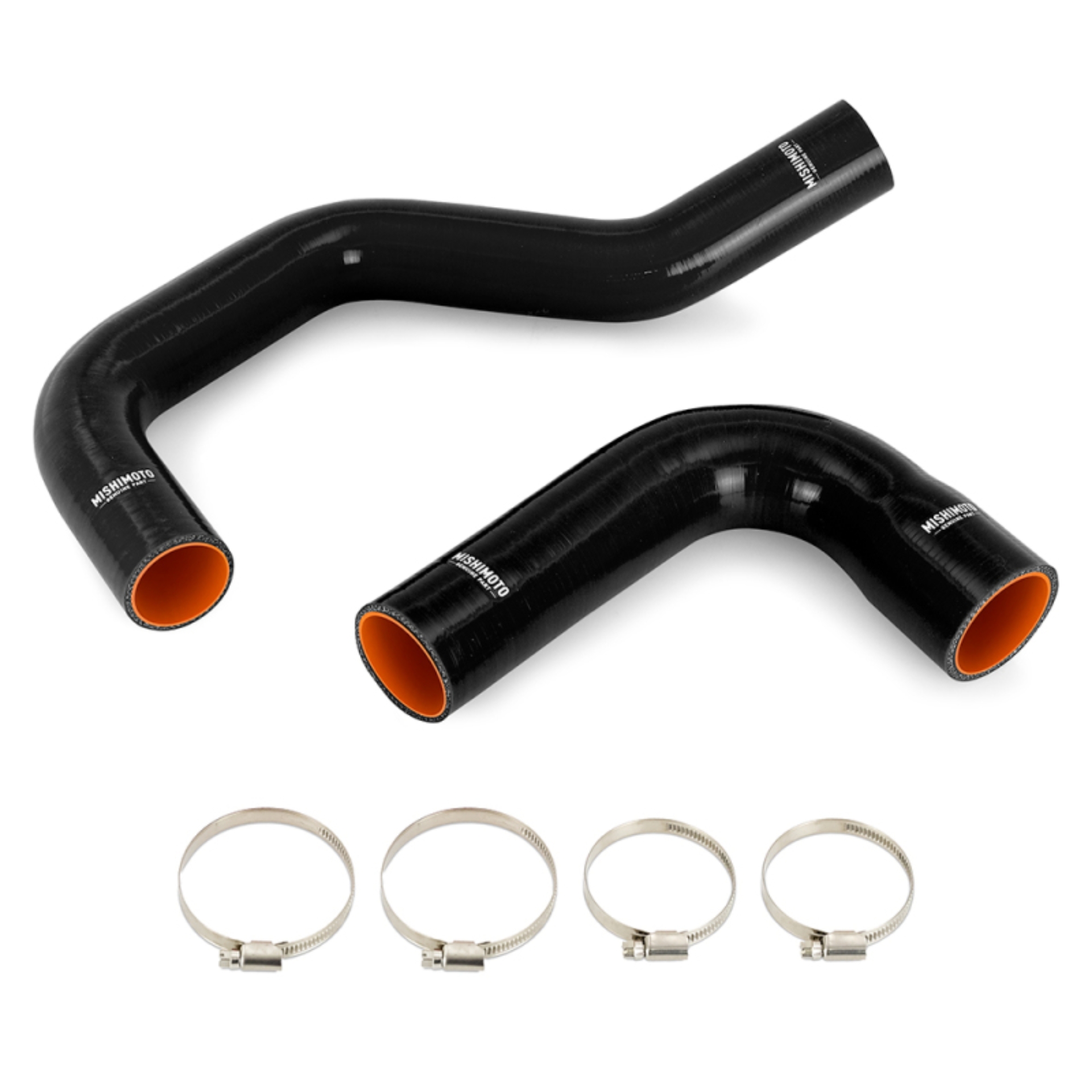 Picture of Mishimoto 1991-1993 Dodge 5.9L Cummins Silicone Coolant Hose Kit Black