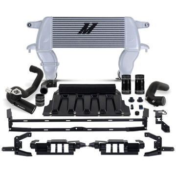 Picture of Mishimoto 21+ Bronco 2.3L High Mount INT Kit SL Core BK Pipes