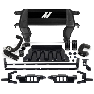 Picture of Mishimoto 21+ Bronco 2.3L High Mount INT Kit BK Core BK Pipes