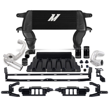 Picture of Mishimoto 21+ Bronco 2.3L High Mount INT Kit BK Core P Pipes
