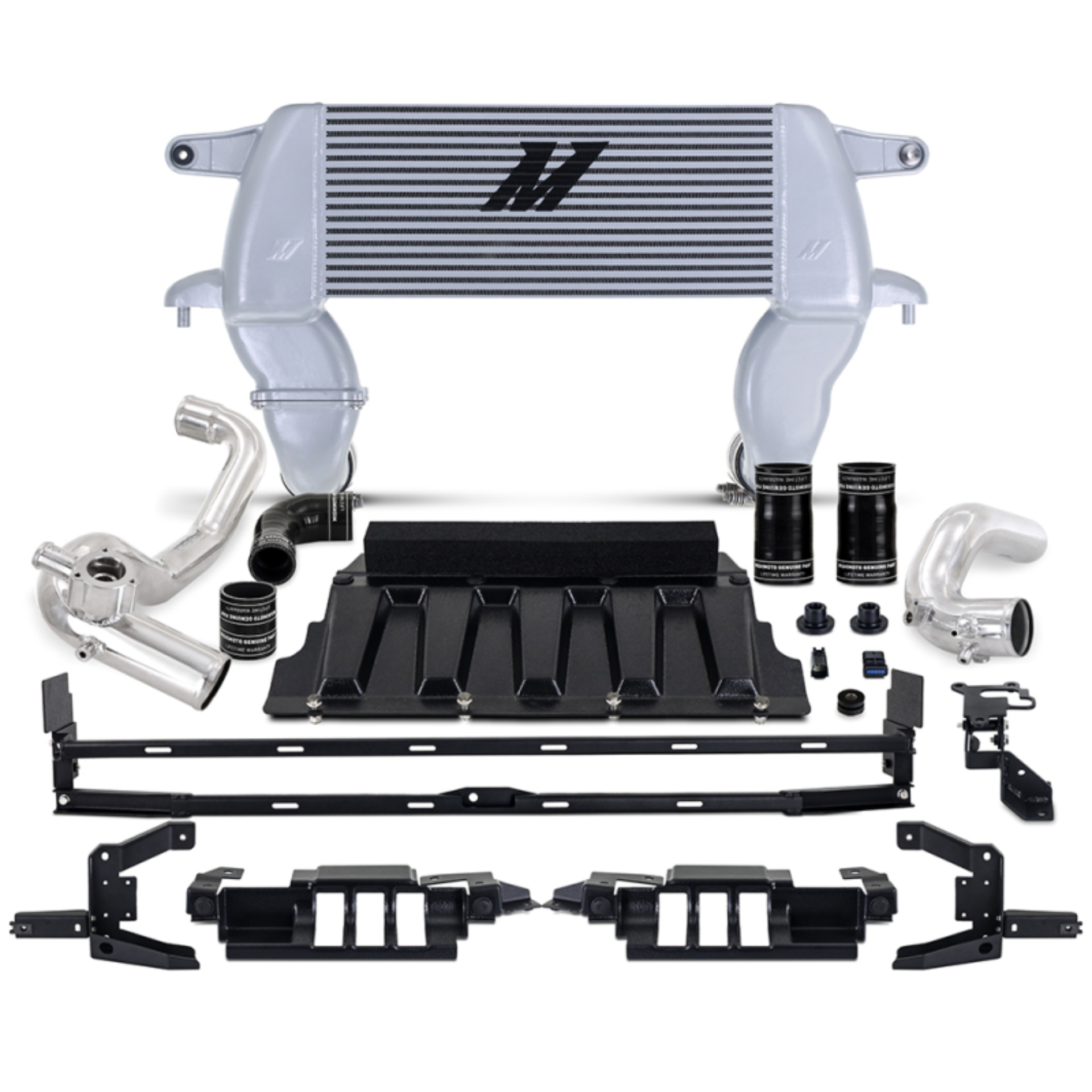 Picture of Mishimoto 21+ Bronco 2.3L High Mount INT Kit SL Core P Pipes