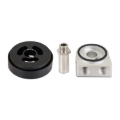 Picture of Mishimoto FR-S/BR-Z/GT86 Non-Thermostatic Plate and Adapter Silver