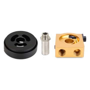 Picture of Mishimoto FR-S/BR-Z/GT86 Thermostatic Sandwich Plate and Adapter Gold
