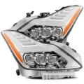 Picture of AlphaRex 08-13 Infiniti G37 NOVA LED Proj Headlights Chrome w/ Activ Light/Seq Signal/DRL