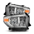 Picture of AlphaRex 14-21 Toyota Tundra NOVA LED Proj HL Chrome w/Actv Light & Seq. Sig + Switchback DRL