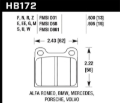 Picture of Hawk 77-79 Alfa Romeo Sprint HPS 5.0 Front Brake Pads