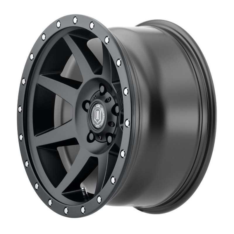 Picture of ICON Rebound 17x8.5 5x4.5 0mm Offset 4.75in BS 71.5mm Bore Satin Black Wheel