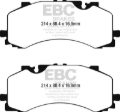 Picture of EBC Extra Duty Brake Pad Sets - ED92279