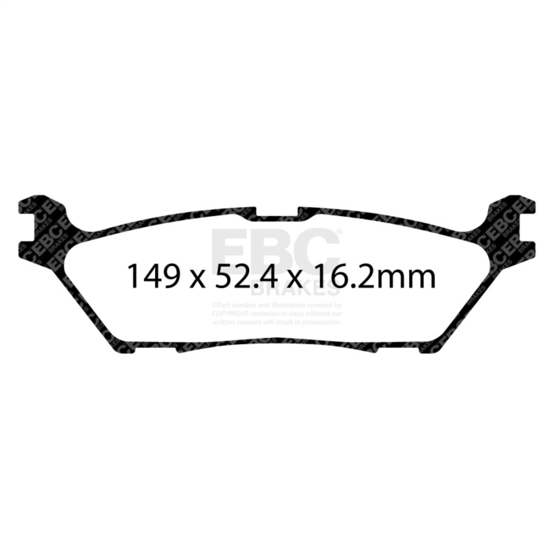 Picture of EBC Extra Duty Brake Pad Sets - ED93142