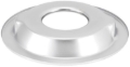 Picture of K&N Metal Base Plate 14in OD 5-1/8in Flange Chrome Finish