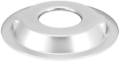 Picture of K&N Metal Base Plate 14in OD 5-1/8in Flange Chrome Finish