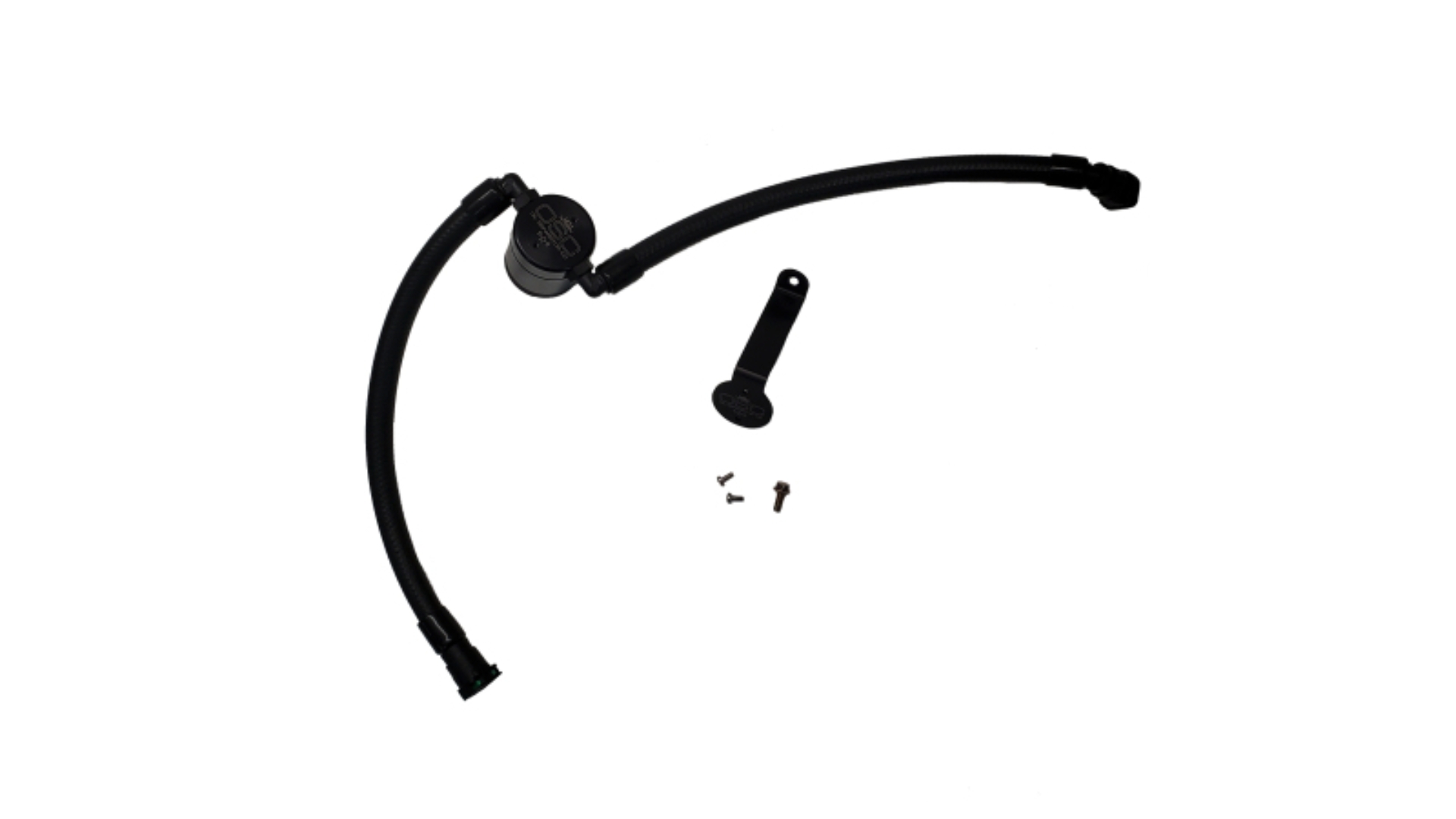 Picture of J&L 20-23 Buick Encore GX / Chevrolet Trailblazer Driver Side Oil Separator 3.0 - Black Anodized