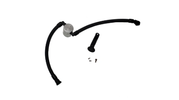 Picture of J&L 20-23 Buick Encore GX / Chevrolet Trailblazer Driver Side Oil Separator 3.0 - Clear Anodized