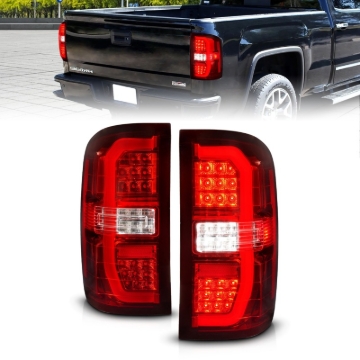 Picture of ANZO 14-18 GMC Sierra 1500 LED Taillights Red/Clear