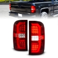 Picture of ANZO 14-18 GMC Sierra 1500 LED Taillights Red/Clear