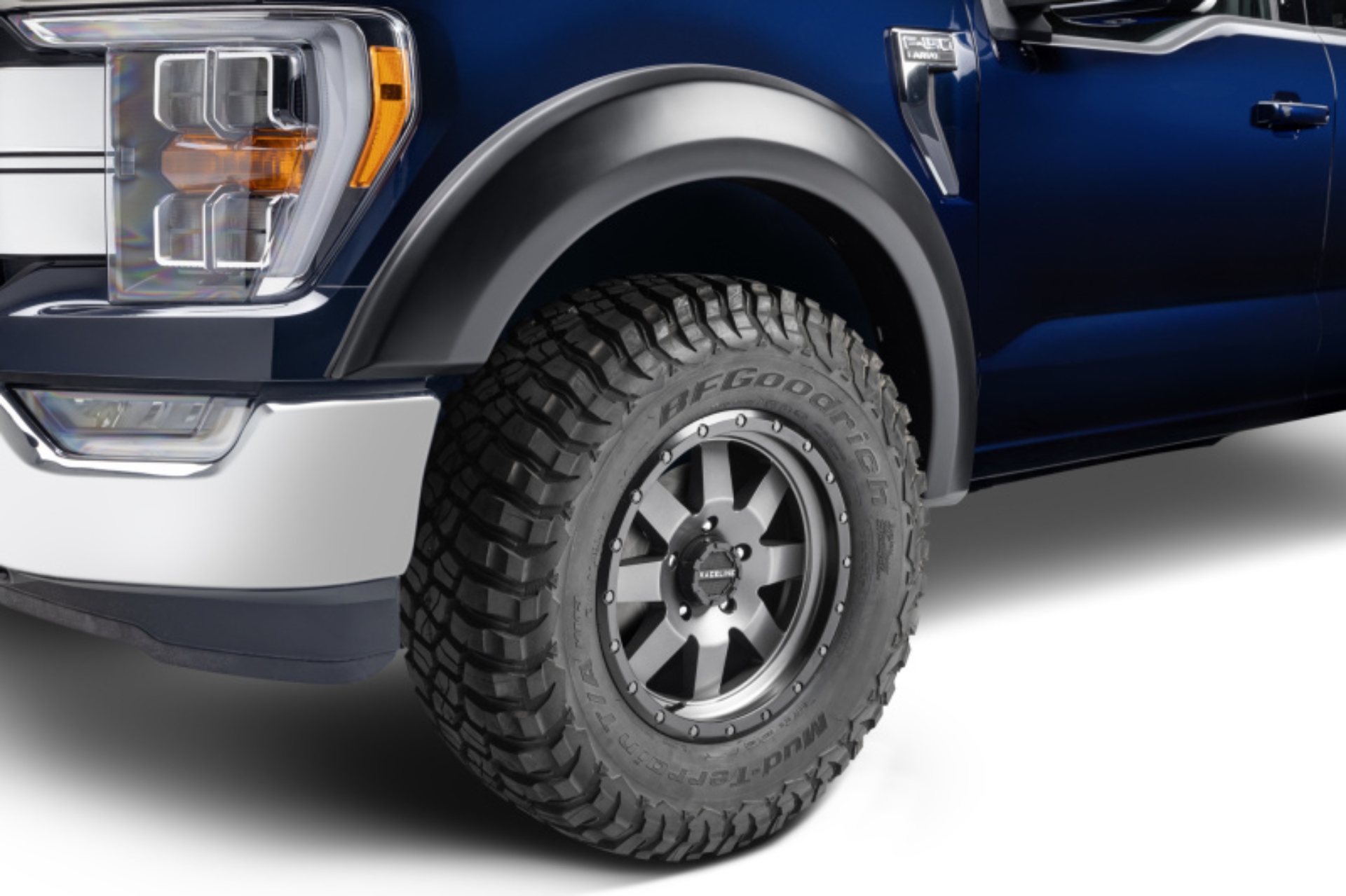 Picture of Bushwacker 21-22 Ford F-150 Extend-A-Fender Style Flares 2pc Front