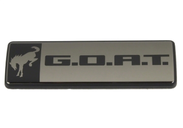 Picture of Ford Racing Bronco/Bronco Sport G.O.A.T. Badge - Black/Black