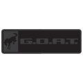 Picture of Ford Racing Bronco/Bronco Sport G.O.A.T. Badge - Black/Black