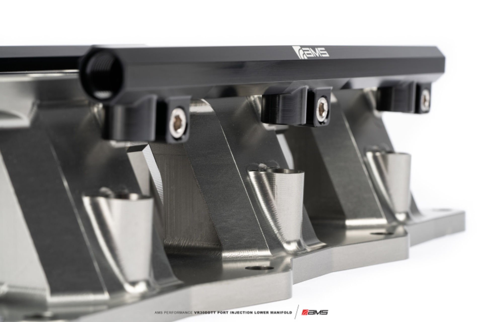 Picture of AMS Performance 2023+ Nissan Z Port Injection Lower Manifold - Gunmetal