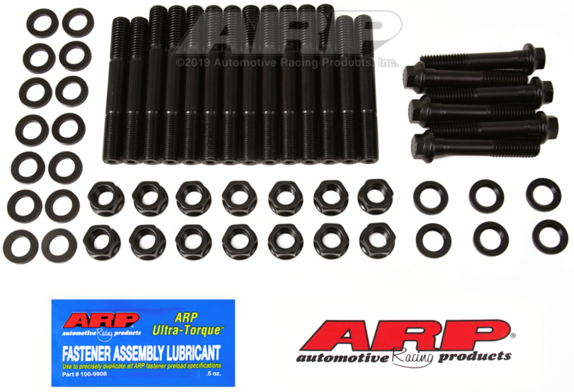 Picture of ARP BBC Dart Big M 4-bolt Cast Iron Caps Main Stud Kit