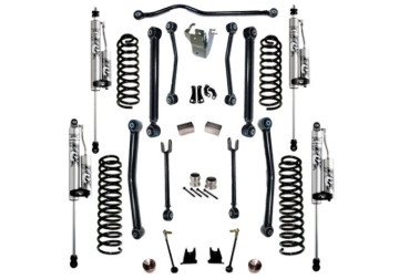 Picture of Superlift 07-18 Jeep Wrangler JK 4WD 4in Suspension Lift Kit w/ Fox 2.0 Res Shocks