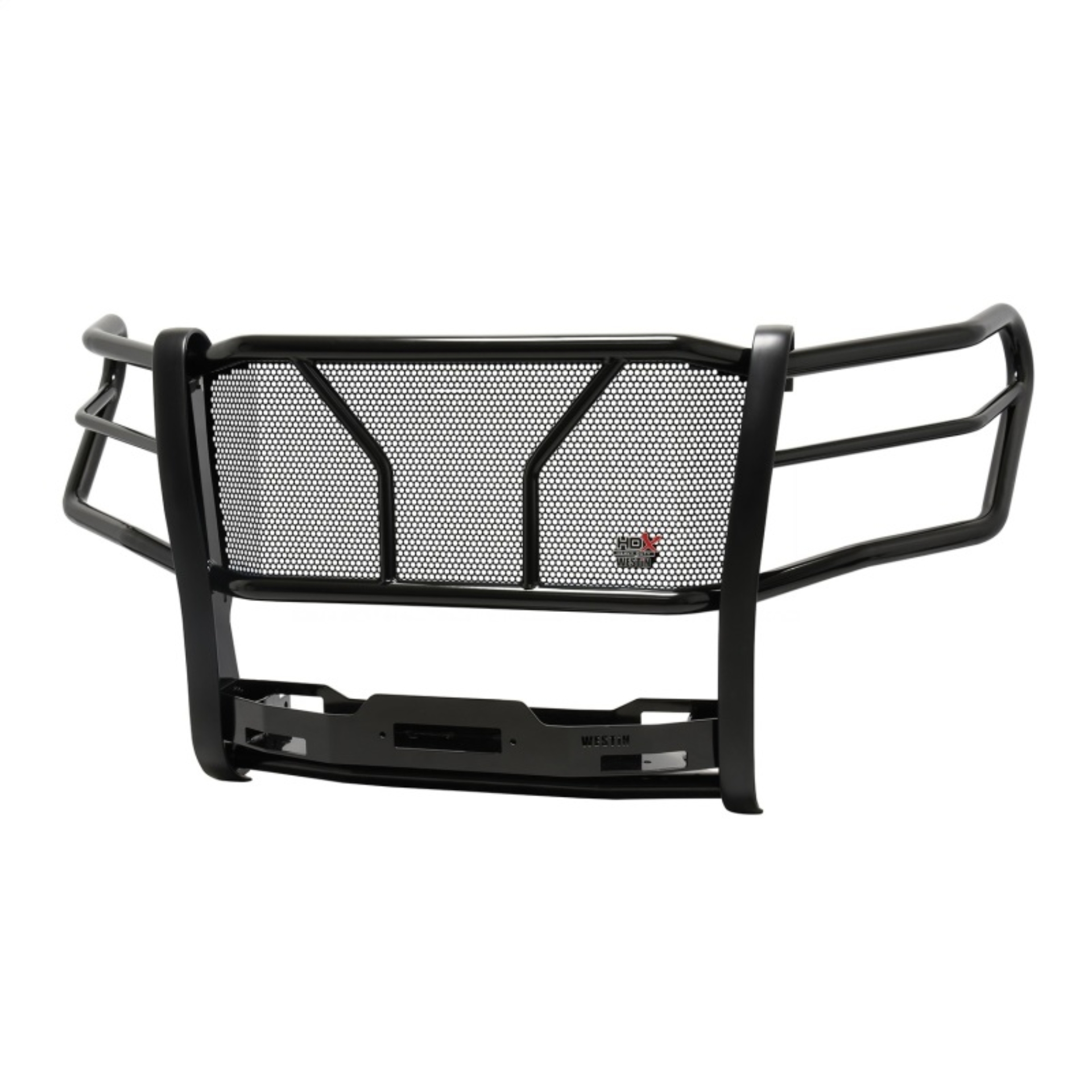 Picture of Westin 22-23 Chevrolet Suburban/Tahoe HDX Winch Mount Grille Guard - Black