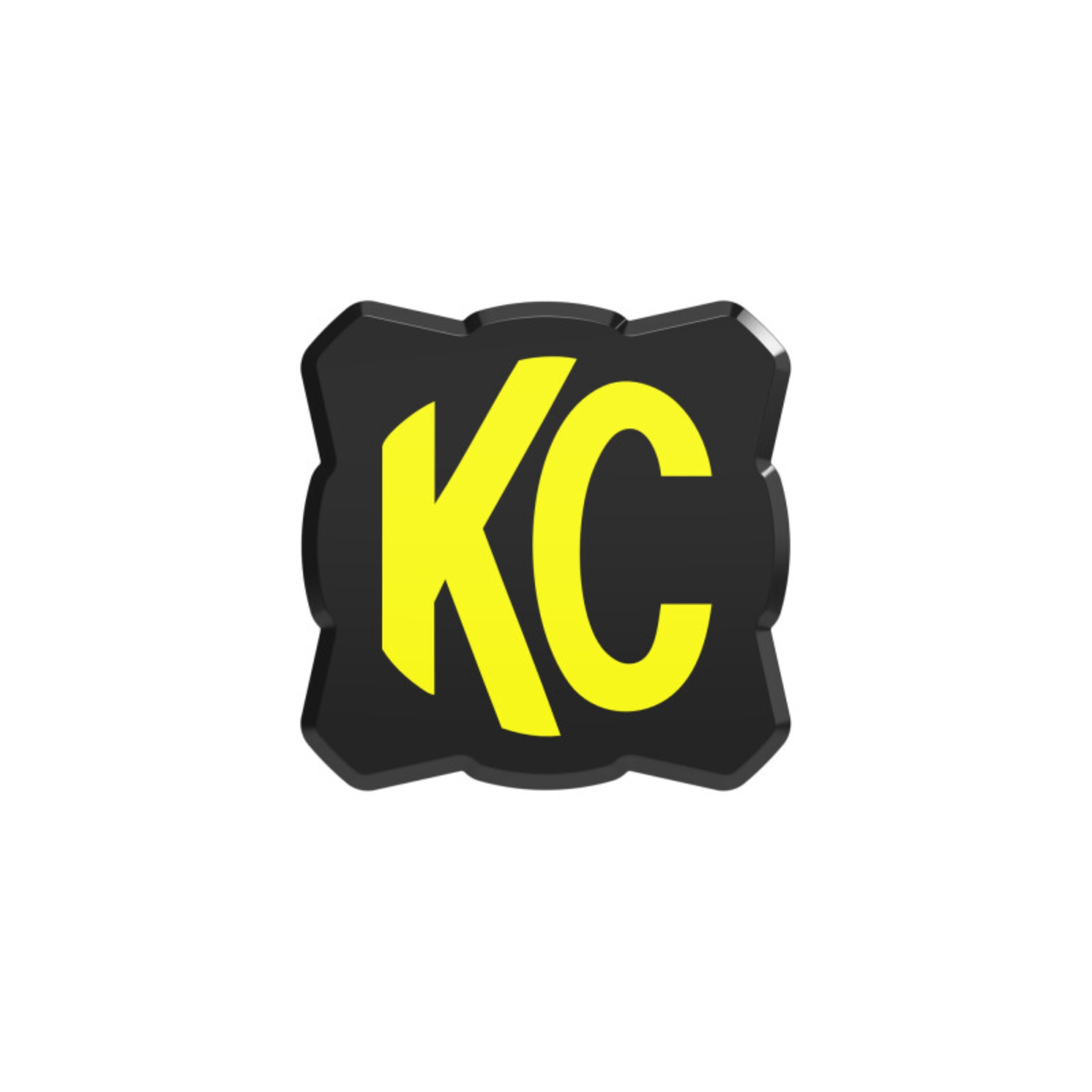 Picture of KC HiLiTES FLEX ERA 1 Single Light Cover ONLY (Black/Yellow KC Logo)