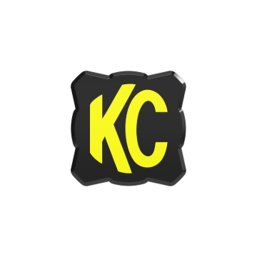 Picture of KC HiLiTES FLEX ERA 1 Single Light Cover ONLY (Black/Yellow KC Logo)