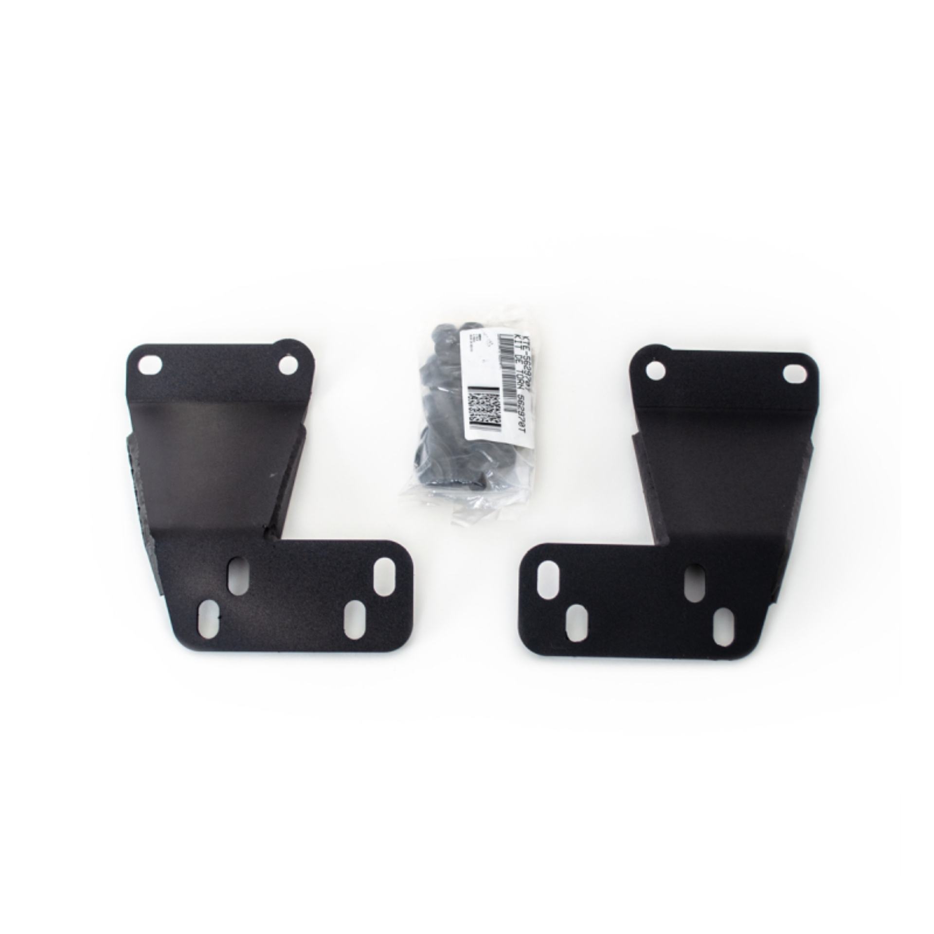 Picture of Go Rhino 19-21 Chevrolet Silverado (Excl. Driv Alert Pkg) RC4 & RC3 LR Brackets - Tex. Blk