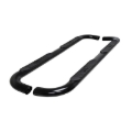 Picture of Westin 19-22 Chev/GMC Silverado/Sierra 1500 DC (No 2019 Ltd) Platinum 4 Oval Nerf Step Bars - Blk