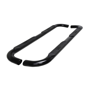 Picture of Westin 19-22 Chev/GMC Silverado/Sierra 1500 DC (No 2019 Ltd) Platinum 4 Oval Nerf Step Bars - Blk