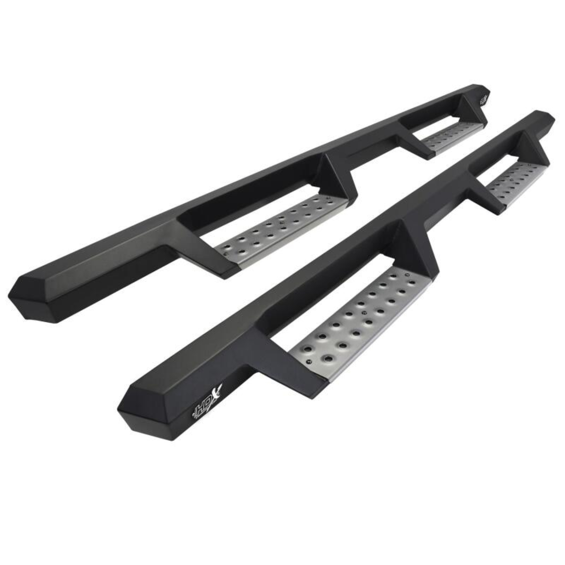 Picture of Westin 22-23 Toyota Tundra Double Cab HDX Stainless Drop Nerf Step Bars - Tex. Blk