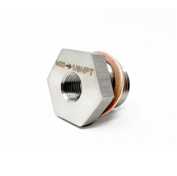 Picture of Torque Solution Subaru M20-1.5 to 1/8 NPT Sensor Adapter Plug