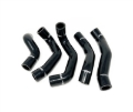 Picture of Torque Solution 13-17 Hyundai Veloster 1.6 Turbo Silicone Radiator Hose Kit - Black